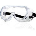 thumbnail image 1 of Gafas de seguridad: transparentes Antivaho Protección ocular Talleres Laboratorios Obras de construcción Antisaliva Antiescupir Gafas protectoras contra el polvo para usuarios de gafas JFHHH pequeña, 1 of 5