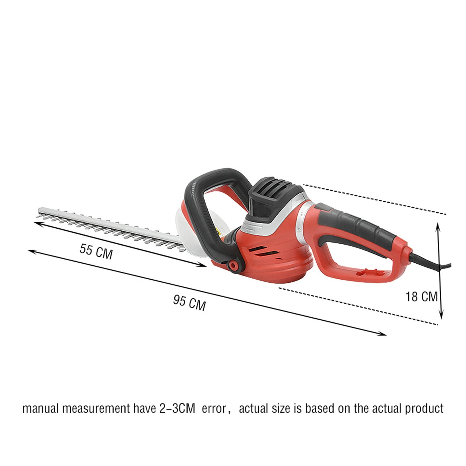TMS5128 Hedge Trimmer Pruning Machine Portable Garden Tools Electric Trimmer Home Gardening Pruning Machine 750W 53CM ,Easy to Use