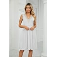 thumbnail image 6 of Purcoar Women's V-Neck Midi Dress Summer Casual Sleeveless Dress with Pockets, 6 of 6