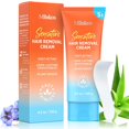 thumbnail image 2 of Hair Removal Cream for Women - Sensitive Skin Depilatory, Gentle Bikini, Legs & Underarm Hair Remover with Aloe Vera & Chamomile, 2 of 5