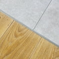 thumbnail image 6 of 3Pcs Aluminum T Molding Trim & Floor Transition Strips, Flat Divider Strip for Door Threshold and Joining Flooring Gaps of Laminate Planks Tile (2.9Ft x 0.8In, Matte Silver), 6 of 9