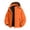 Orange, variant on Mens 3 In 1 Waterproof Windproof Hooded Jacket Fleece Liner Outdoor Hiking Skiing Winter Warm Coat