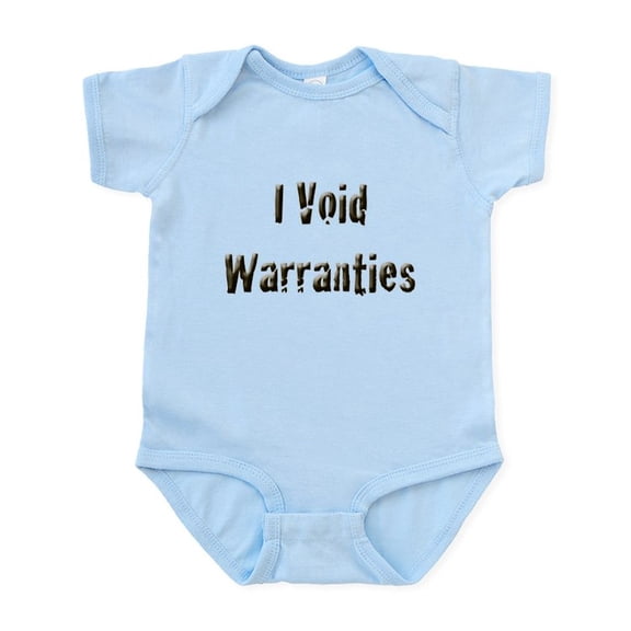 CafePress - I Void Warranties Infant Bodysuit - Baby Light Bodysuit, Size Newborn - 24 Months