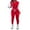 Red, variant on Women Autumn Baseball Suit Two Piece Set Letter Prints Baseball Tops Jacket Fall And Winter Sweatpants Jogger Set Sweatsuit Two Piece WearSet Brides Pants Women's plus Suits Ski Pants Woman Junior