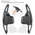 thumbnail image 2 of Extensions de Volant à Pagaie Aspect Carbone pour BMW F15 F25 F30 F31, 2 of 12