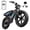 R03A - Black - 48V/30AH + Cycling Set, variant on Electric Bike for Adults, 20"x4.0 Fat Tire E-Mountain Bicycle, Peak 1500W Motor 48V 15Ah Removable Battery 7-Speed E-Bike UL2849, LCD Display