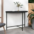 thumbnail image 1 of vidaXL Garden Table Black 100x50x75 cm Poly Rattan, 1 of 4