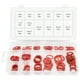 thumbnail image 1 of Jadeshay Anillo de Junta - Juego Surtido de Arandelas Planas de Fibra de Papel de Acero Rojo Juego Surtido con Caja 150pcs 14 tamaños, 1 of 8