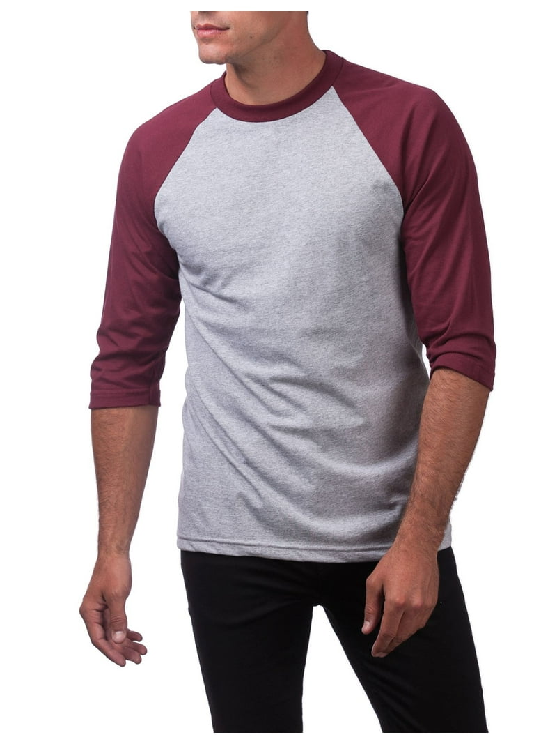 T-shirt à Col Rond à Manches 3/4 Pour Homme Respirant Sport Gris/bleu Marine Ali - Foto 7