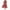 Watermelon Red, variant on ZKCCNUK Women's Summer Plus Size V-Neck Short Sleeve Split Hem Floral Elegant Classy Butterfly Print Full-Length Loose Party Maxi Dresses
