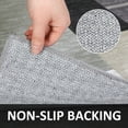 thumbnail image 2 of Garvee 10x13 Modern Geometric Rug Machine Washable Area Rugs Low Pile Anti-Slip Print Carpet Soft Foldable Large Area Rug for Dining Room Office, Brown, 2 of 6