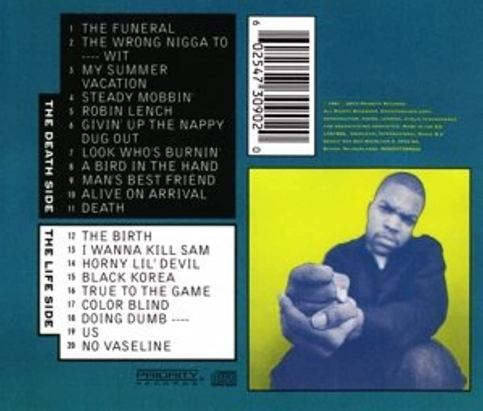 ICE CUBE DEATH CERTIFICATE LP 名作オリジナル Death Ice Certificate