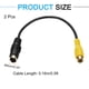 thumbnail image 2 of Cable S Video Uxcell 0.5ft, Adaptador Convertidor de 4 Pines S-Video Macho a RCA Hembra para Receptor de TV Monitor, 2 of 5