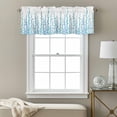 thumbnail image 3 of Light Blue Polka Dot Valance Curtain for Windows Abstract Watercolor Blue Teal Green Rod Pocket Curtain Valances Short Window Treatments Panels for Kitchen Bathroom Laundry Room Basement 56 x 16 Inch, 3 of 9