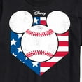 thumbnail image 3 of Disney - Americana - Mickey Baseball Flag Diamond - Adult Short Sleeve Graphic T-Shirt, 3 of 5