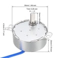 thumbnail image 3 of Synchronous Motor 100-127 VAC 5-6RPM 50-60Hz CCW/CW 4W D Shaft 5 x 7mm, 3 of 5