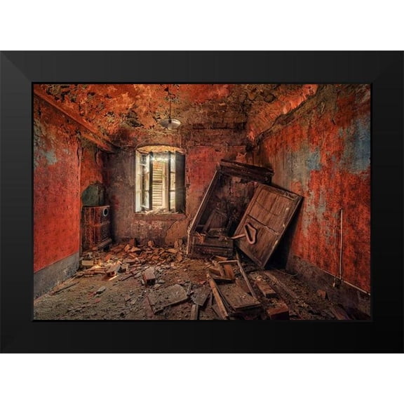 Haker, Matthias 14x11 Black Modern Framed Museum Art Print Titled - The Red Room