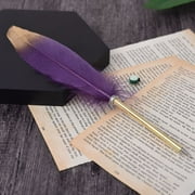 Feather Ballpoint Pen Signing Writing Pen Neutral Gel Pen Roller Ball Pen Writing Stationery Wedding Signing Pen Office Supplies Party Favors 01