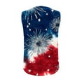 thumbnail image 6 of VerPetridure Womens American Flag Tank Tops Patriotic Shirts for Women 4th of July Tanks Top Loose Fit Summer Ring Tees Top, 6 of 6