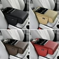 thumbnail image 3 of Multi-functional Car Cup Holder with Supportive Armrest & Durable Leather Design - Perfect for Drivers, 3 of 9