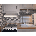 thumbnail image 5 of Art3d Peel and Stick Backsplash Tiles for Kitchen in Grey Marble 12 in. x 12in. (10-Pack), 5 of 7