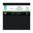 thumbnail image 3 of Mainstays 4-Piece 300 Thread Count Black- CVC Cotton Blend Bed Sheet Set, Twin (Adult), 3 of 7
