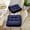 Dark Blue, variant on TOUMENY Corduroy Floor Pillow, Thick Chair Cushion for Living Room Balcony Yoga, Supportive Backrest Tatami Mat for Reading Meditation Board Games
