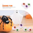 thumbnail image 4 of FELTECHELECTR 24 globos oculares falsos aterradores de plástico para Halloween, accesorios para casas embrujadas, globos oculares de ping pong aterradores para decoraciones de fiestas de Halloween., 4 of 5