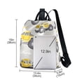 thumbnail image 3 of FORMRS Women's Travel Backpack Purse Anti-Theft Hidden Pockets Casual Shoulder Bag, Trucks Pattern, 3 of 7