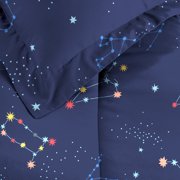 Dream Factory Zodiac Twin Bed-in-a-Bag, Midnight Blue, Microfiber, Polyester Fill, Male, Age Group 3+