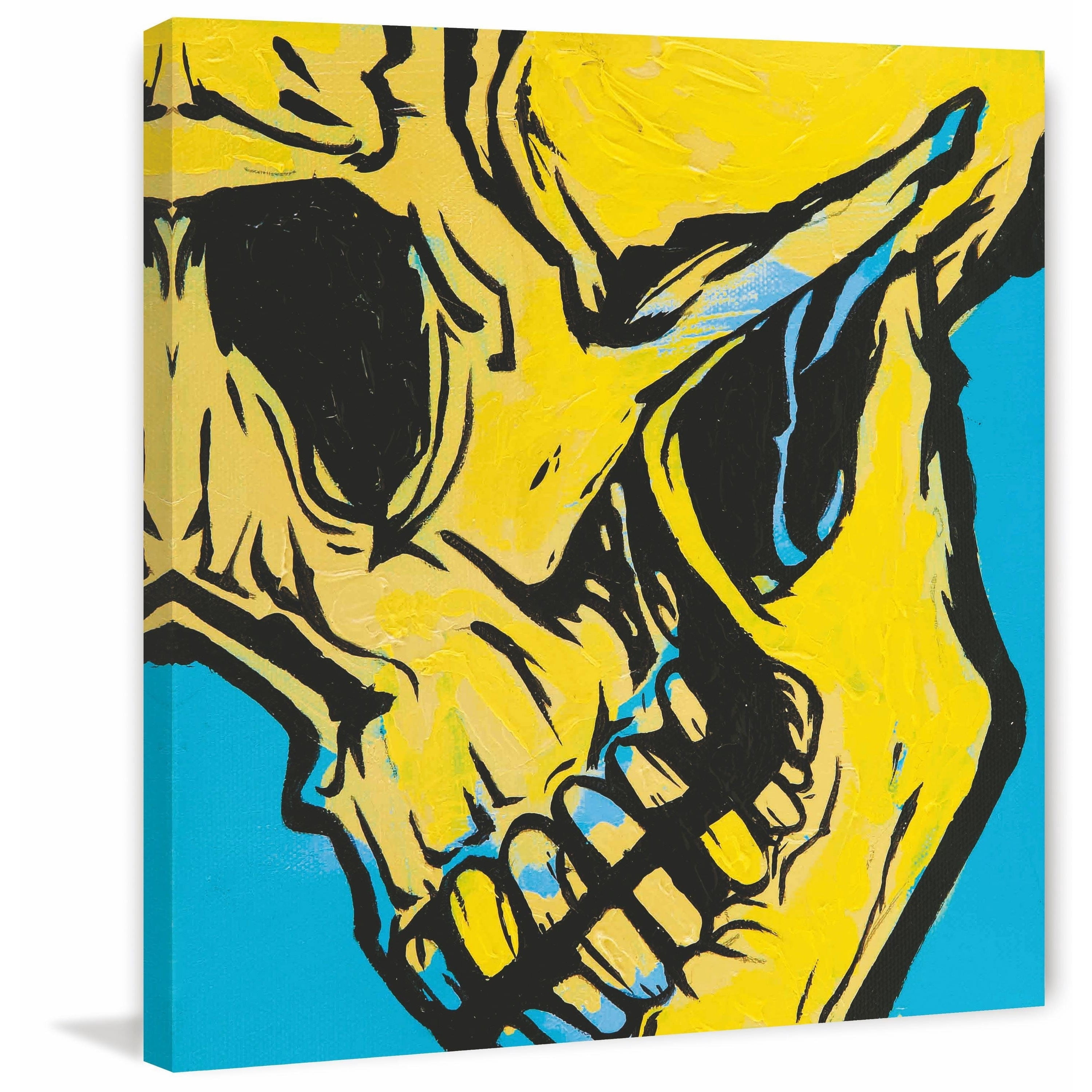 Marmont Hill "Skull 1" Print on Canvas