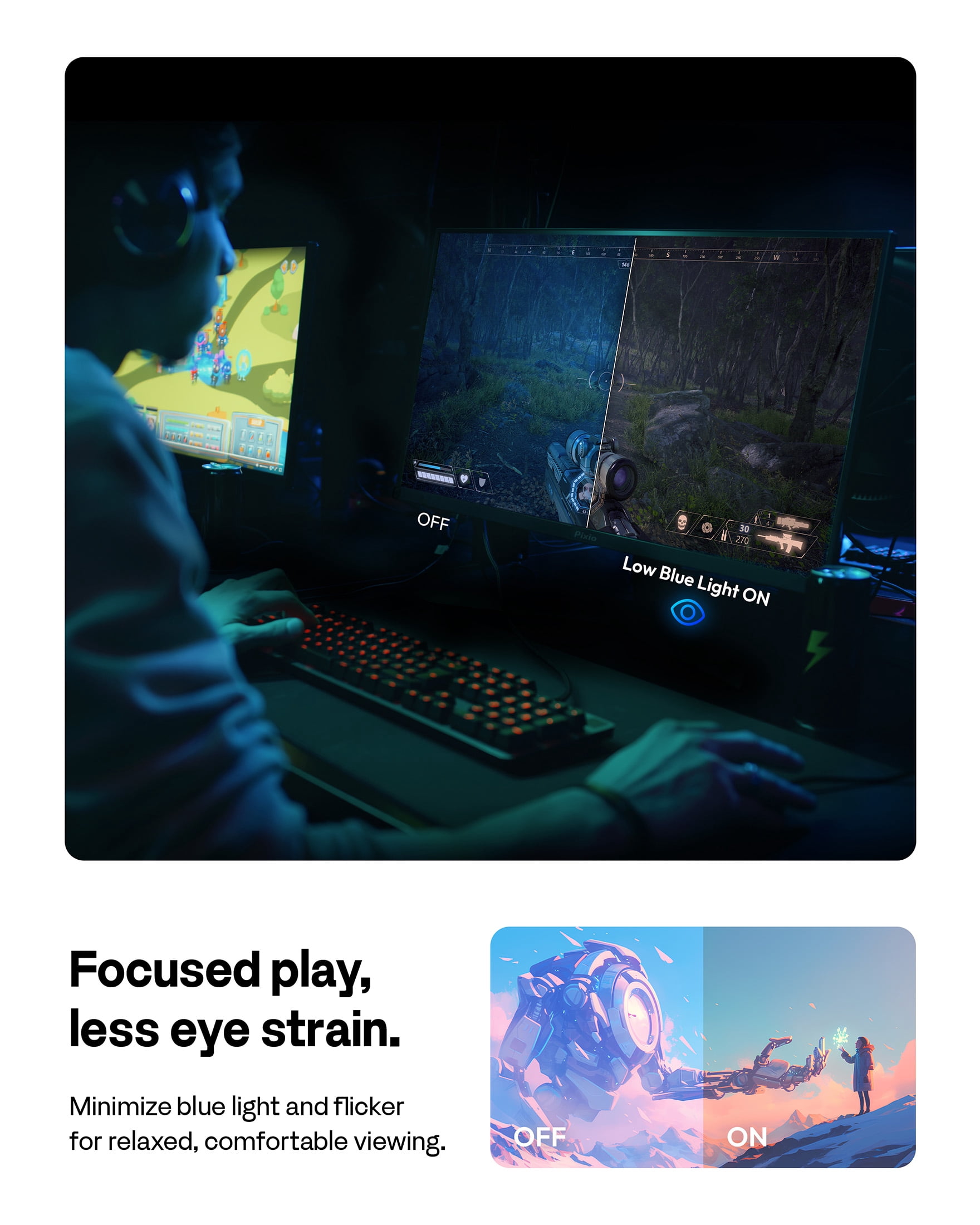 Pixio PXC248 Wave Beige 24 inch 200Hz Refresh Rate FHD 1080p Resolution 1500R Curve Fast VA Panel 1ms GTG Response Time Adaptive Sync HDR Curved Gaming Monitor