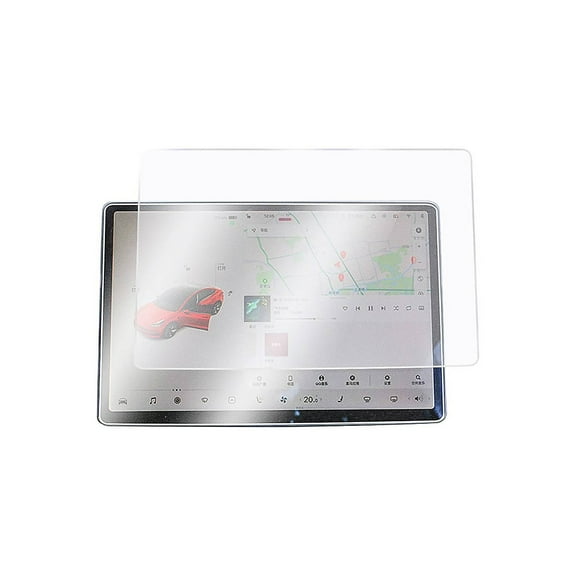 SaharaCase ZeroDamage Ultra Strong Tempered Glass Screen Protector for Tesla Model 3 and Model Y