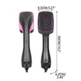 thumbnail image 3 of MMJ 2 In 1 Hair Dryer Brush Straightener Negative Ion Blow Dryer Volumizer Detangler Smooth Frizz Hot Air Styler, 3 of 8
