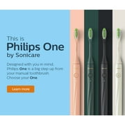 Philips One By Sonicare Rechargeable Toothbrush, Shadow, HY1200/26