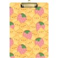 thumbnail image 2 of FMSHPON Cartoon Chick Strawberry Clipboard Hardboard Wood Nursing Clip Board and Pull for Standard A4 Letter 13x9 inches, 2 of 5
