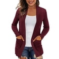 thumbnail image 2 of Cardigans pour Femmes avec Poches Cardigans Légers et Décontractés devant, 2 of 6