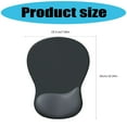 thumbnail image 5 of Gradient Pattern Mouse Pad With Thick Memory Foam Wrist Support Mat Anti Fatigue, 5 of 18