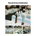 thumbnail image 2 of KFFKFF 100PCS Satin Chair Sashes, 7 x 108 inch Light Blue Ribbon Ties, Ideal for Wedding, Baby Shower, Party, Banquet, and Chair Cover Decorations, 2 of 9