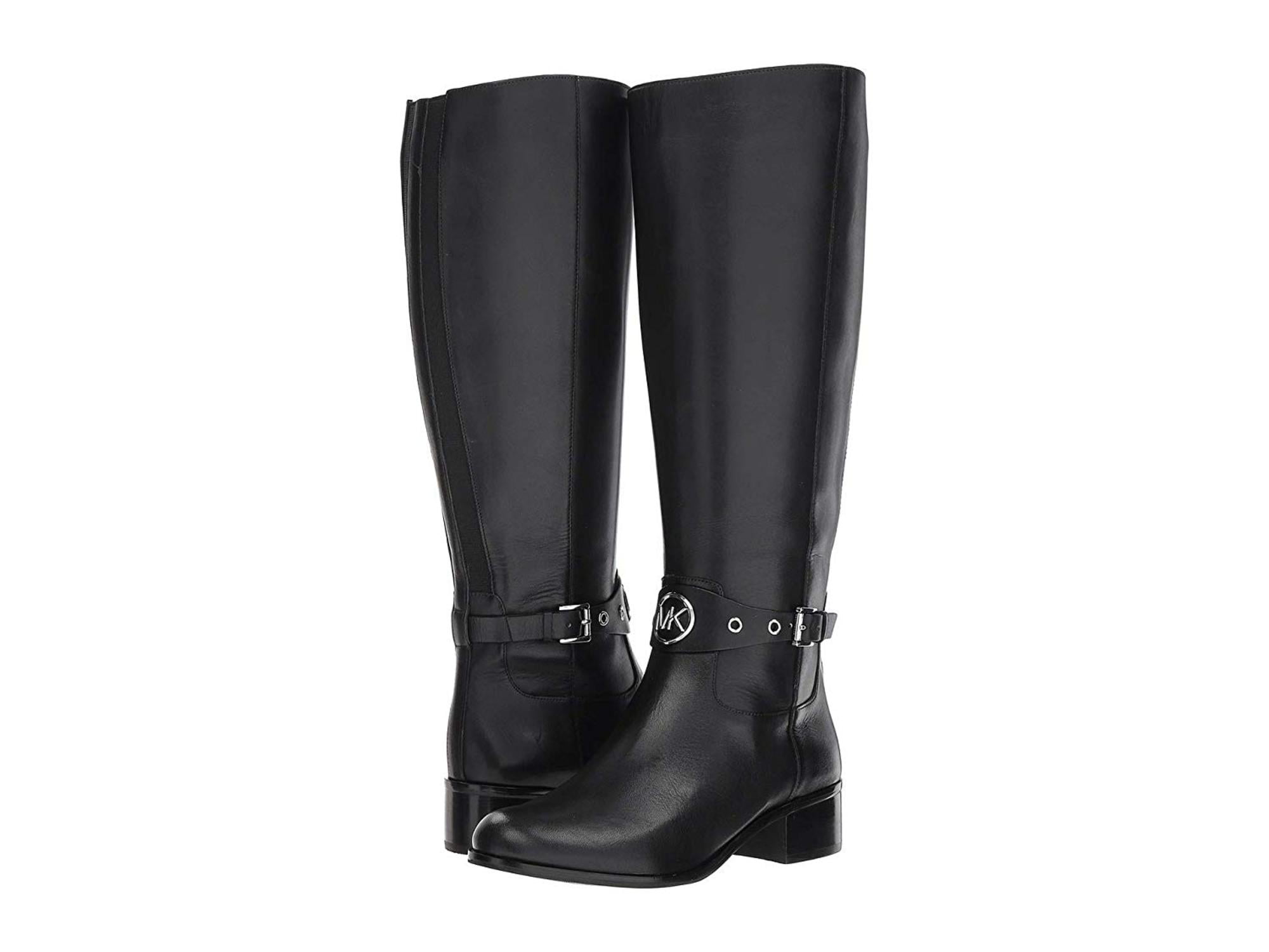 michael kors knee high black boots