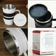 thumbnail image 3 of Creative Coffee Cups Stainless Steel Camera Coffee Lens Mug White Black Coffee Milk, 3 of 4