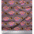 thumbnail image 1 of Soimoi Poly Georgette Fabric Balloon & Hedgehog Kids Print Fabric by The Yard 52 Inch Wide, 1 of 3