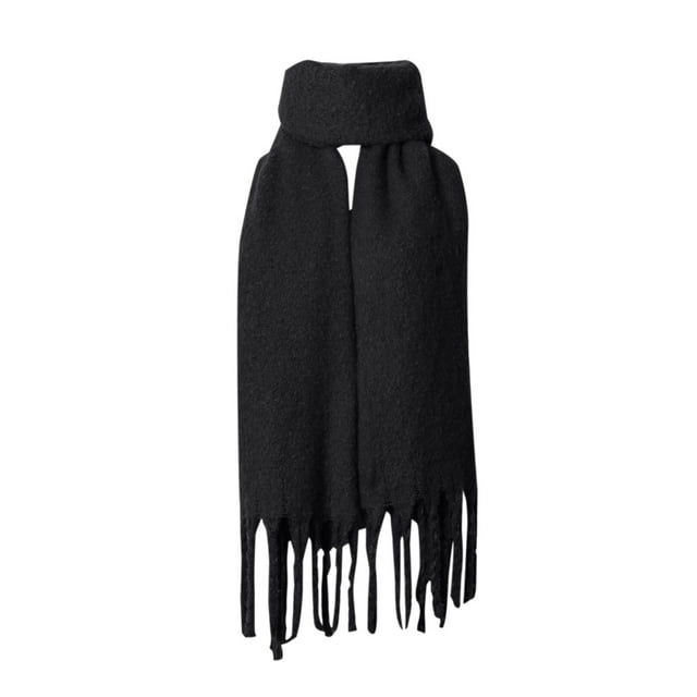 DPTALR Femmes Automne Pashmina Châle Wrap Cape Uni à Franges Tricot Cardigan Foulard