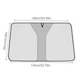thumbnail image 2 of Coche Sun Shield Plegable Coche Parabrisas Parasol Anti-infrarrojo para Auto SUV Camión, 2 of 4