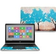 thumbnail image 1 of Carbon Fiber Skin Decal Wrap Compatible With HP Pavilion x360 14" (2017) Sticker Design Blue Woods, 1 of 4