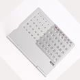 thumbnail image 2 of OULII 1Pcs Desk Daily Calendar Aluminium Modern Design Perpetual Calendar for Home Office, 2 of 8