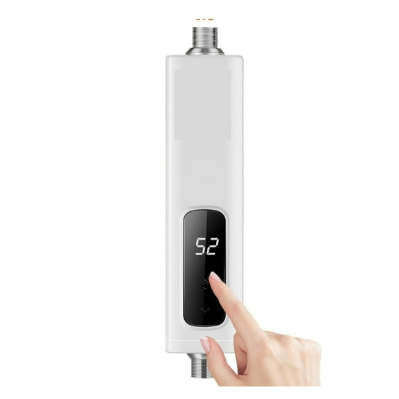3500W Electric Water Heater Waterproof Mini Tankless Instantaneous Water Heater Kitchen Bathroom Shower Hot Water Fast Heating ,Energy Saving