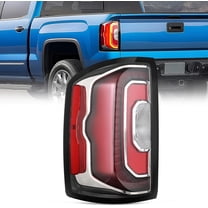 Nilight Taillight Assembly Compatible with 2016 2017 2018 GMC Sierra Tail Light with LED Type OE Style Rear Lamp Replacement Driver Side