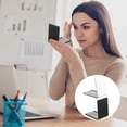 thumbnail image 4 of Shisuyan 2Pcs Pocket Size Portable Foldable Handheld Compact Mirror Makeup Mirror, 4 of 9