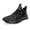 Black, variant on LASUDRAA Mens Slip On Walking Shoes Fashion Sneakers for Men - Running Shoes for Men Lightweight Breathable Non Slip Mesh Gym Tennis Comfortable Arch Support Athletic Sneakers